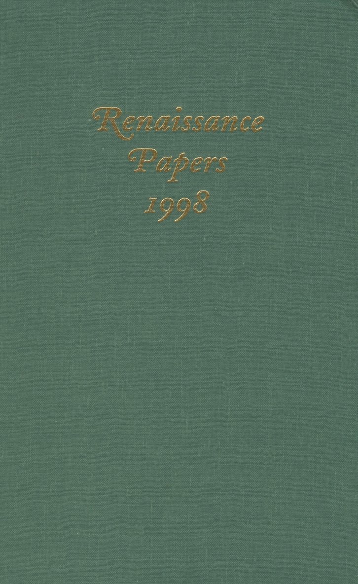 Renaissance Papers 1998 1