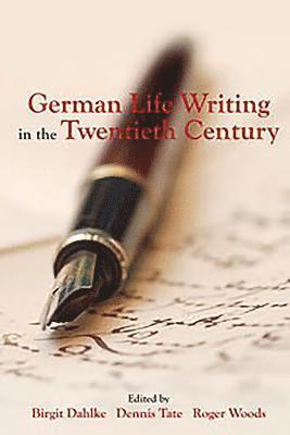 German Life Writing in the Twentieth Century 1