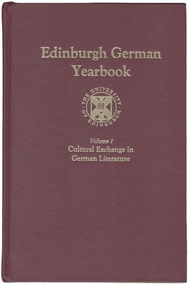 bokomslag Edinburgh German Yearbook 1