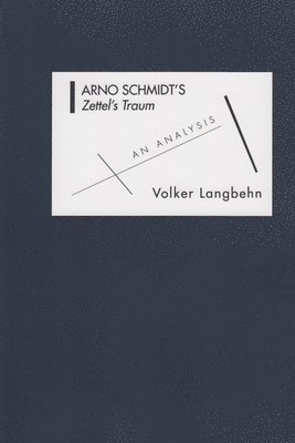 Arno Schmidt's Zettel's Traum 1