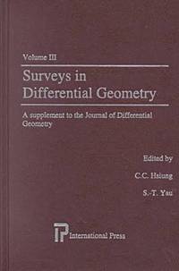 bokomslag Surveys in Differential Geometry Vol III