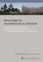 Binglin Gu, Shing-Tung Yau, Huai-Dong Cao, Shiu-Yuen Cheng - Frontiers of Mathematical Science, Häftad