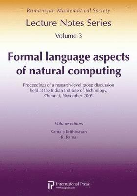 bokomslag Formal Language Aspects of Natural Computing