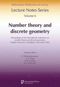 bokomslag Number Theory and Discrete Geometry