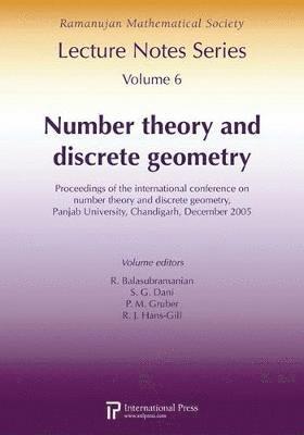 bokomslag Number Theory and Discrete Geometry