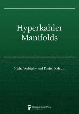 Hyperkahler Manifolds (2010 re-issue) 1