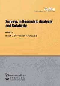 bokomslag Surveys in Geometric Analysis and Relativity