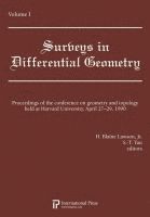H. Blaine Lawson, Shing-Tung Yau - Proceedings of the Conference on Geometry and Topology held at Harvard University, April 27-29, 1990, Volume 1, Häftad