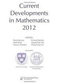 bokomslag Current Developments in Mathematics, 2012