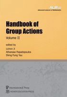 Lizhen Ji, Athanase Papadopoulos, Shing-Tung Yau - Handbook of Group Actions, Volume II, Häftad