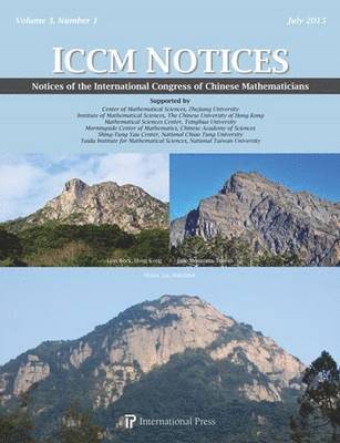 Notices of the International Congress of Chinese Mathematicians, Volume 3, Number 1 (2015) 1