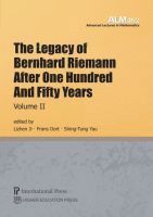 Lizhen Ji, Frans Oort, Shing-Tung Yau - Legacy of Bernhard Riemann After One Hundred and Fifty Years, Volume II, Häftad