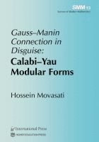 Hossein Movasati - Gauss–Manin Connection in Disguise, Häftad