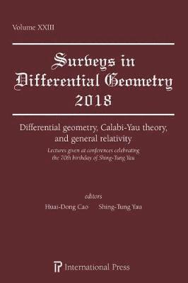 Differential geometry, Calabi-Yau theory, and general relativity 1