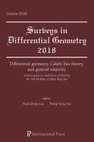Differential geometry, Calabi-Yau theory, and general relativity