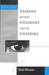 bokomslag Tolerance Between Intolerance and the Intolerable
