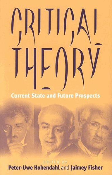 Peter Uwe Hohendahl, Jaimey Fisher - Critical Theory, Inbunden