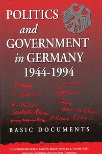 bokomslag Politics and Government in Germany, 1944-1994