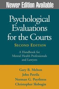 bokomslag Psychological Evaluations For The Courts