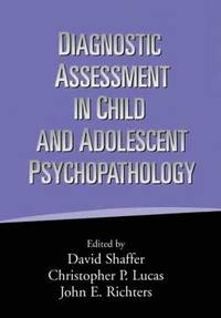bokomslag Diagnostic Assessment in Child and Adolescent Psychopathology