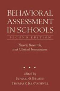 bokomslag Behavioral Assessment in Schools