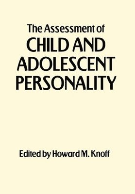 bokomslag The Assessment of Child and Adolescent Personality