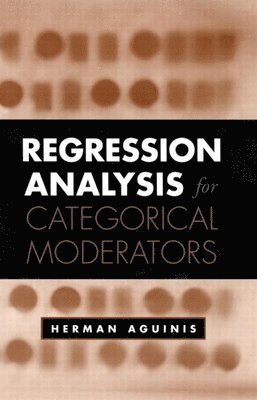 bokomslag Regression Analysis for Categorical Moderators