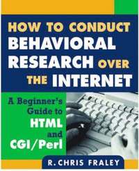 bokomslag How to Conduct Behavioral Research Over the Internet
