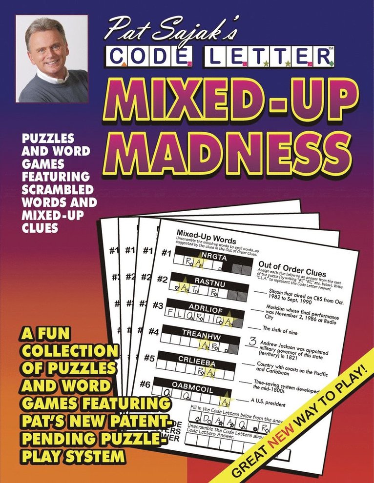 Pat Sajak - Pat Sajak's Code Letter Mixed-Up Madness, Häftad
