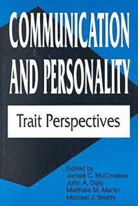 bokomslag Communication and Personality