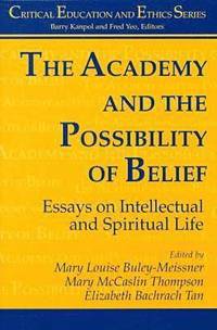 bokomslag The Academy and the Possibility of Belief