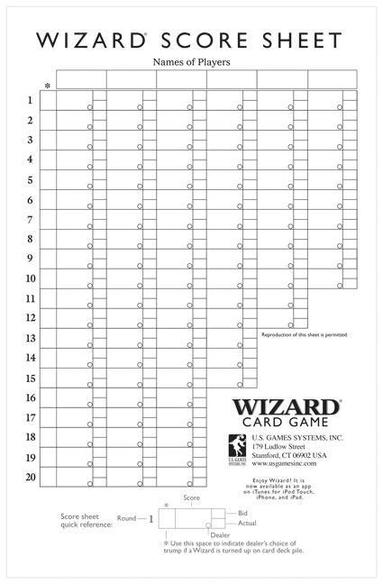 bokomslag Wizard(r) Oversized Scorepads
