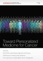 Editorial Staff of Annals of the New York Academy of Sciences - Towards Personalized Medicine for Cancer, Volume 1210, Häftad
