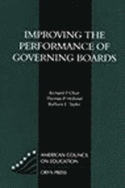 bokomslag Improving the Performance of Governing Boards