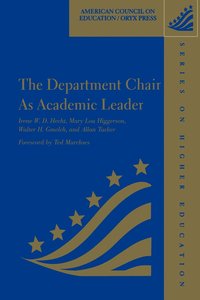 bokomslag Department Chair as Academic Leader