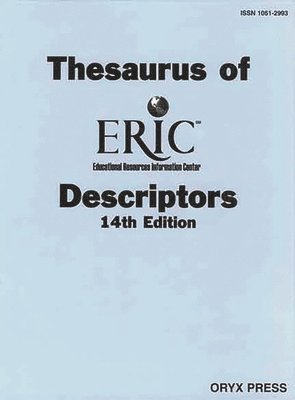 Thesaurus of ERIC Descriptors, 14th Edition 1