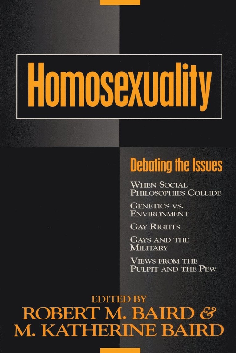 Homosexuality 1