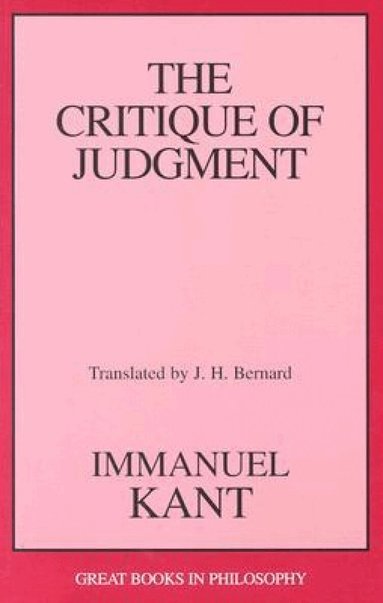 Immanuel Kant - Critique of Judgment, Häftad