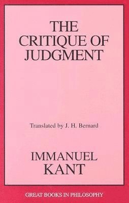 bokomslag Critique of Judgment