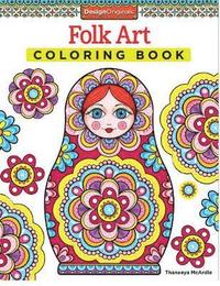 bokomslag Folk Art Coloring Book