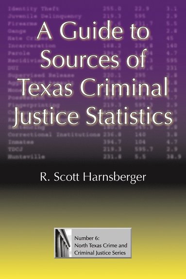 bokomslag A Guide to Sources of Texas Criminal Justice Statistics