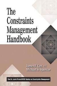 bokomslag The Constraints Management Handbook