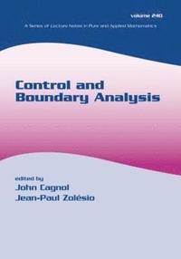 bokomslag Control and Boundary Analysis