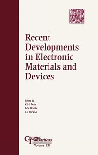 bokomslag Recent Developments in Electronic Materials and Devices