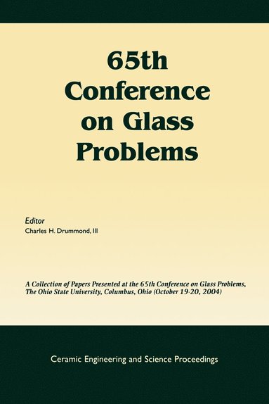 bokomslag 65th Conference on Glass Problems