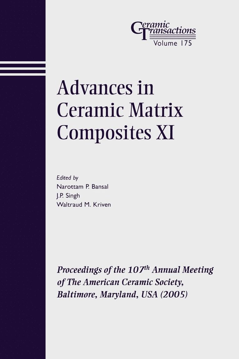 Advances in Ceramic Matrix Composites XI 1