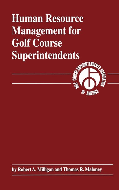 bokomslag Human Resource Management for Golf Course Superintendents