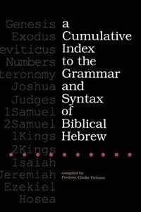 bokomslag Cumulative Index to the Grammar and Syntax of Biblical Hebrew