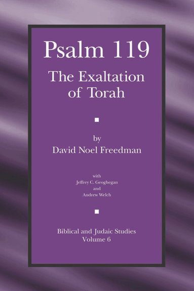 David Noel Freedman - Psalm 119, Inbunden