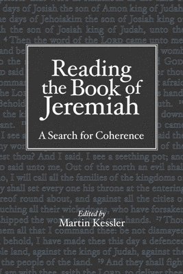 Reading the Book of Jeremiah 1